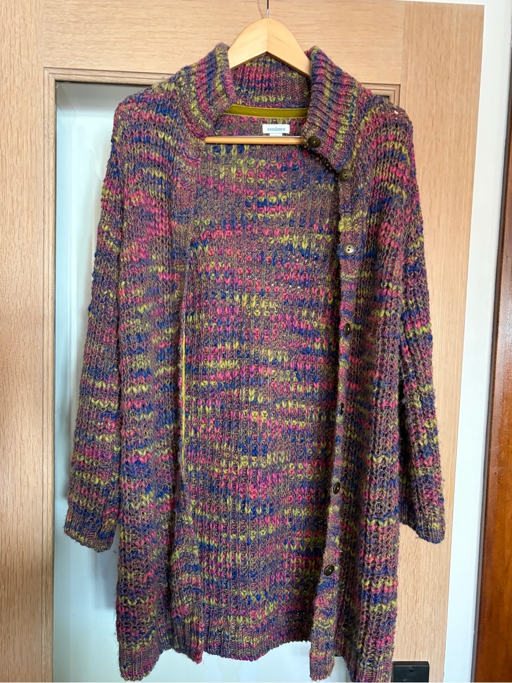 Sundance Made in Italy Bohemian Wool Blend Duster Cardigan, PL